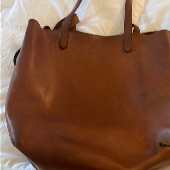 Brown Leather Tote Bag - Picture 8 of 9